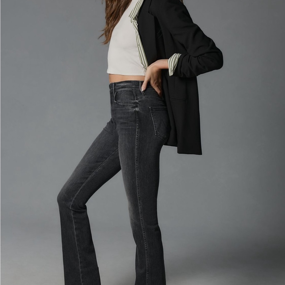 MOTHER Smoking High-Rise Straight Jeans - Picture 5 of 7